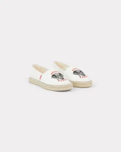 Flash Sale Alpargatas de lona bordadas Mujer Ver Todo|Mules Y Espadrilles