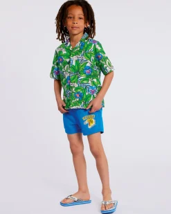 Online Ba&ntilde;ador tipo shorts con tigre Niños Niños (3-12 años)
