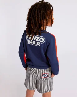 Best Sale Bermudas de denim a rayas 'Sailor' Niños Niños (3-12 años)