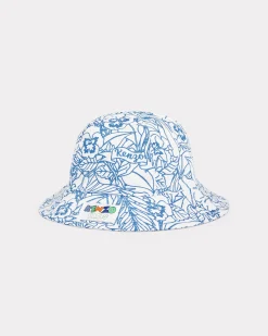 Shop Bob de lona de algodón estampado 'Flower' Niños Niños (3-12 años)