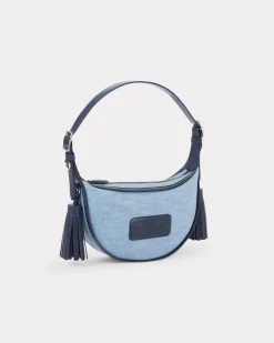 Sale Bolso hobo pequeño ' 18' de piel y denim Mujer Bolsos Mujer|Campaign Looks