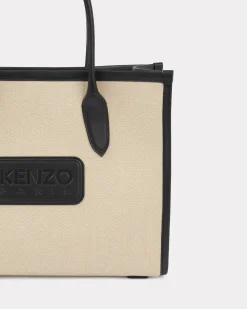 Sale Bolso tote grande ' 18' de lona y piel Mujer Bolsos Mujer|Campaign Looks