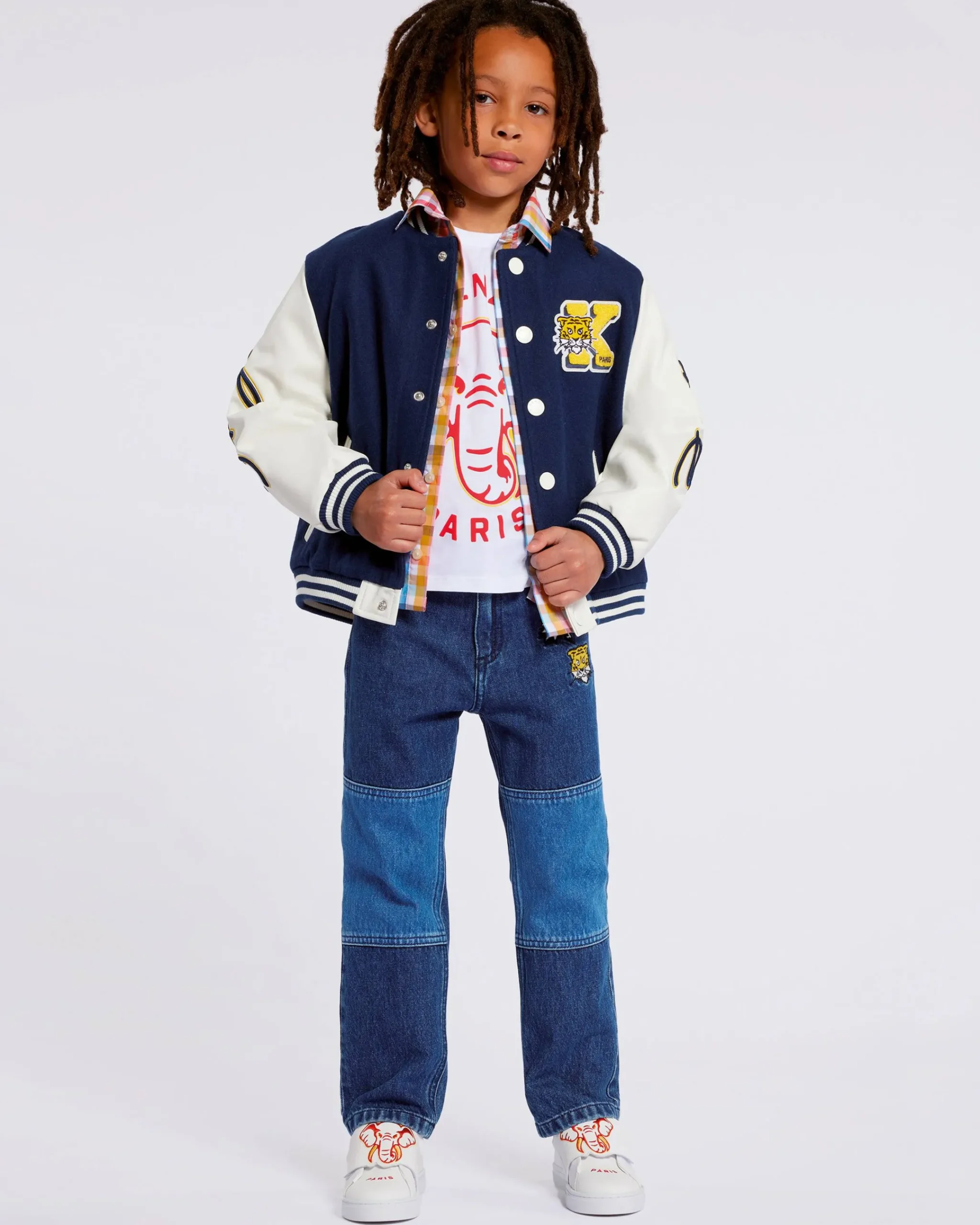 Sale Bomber 'Campus' bordada de dos materiales Niños Niños (3-12 años)
