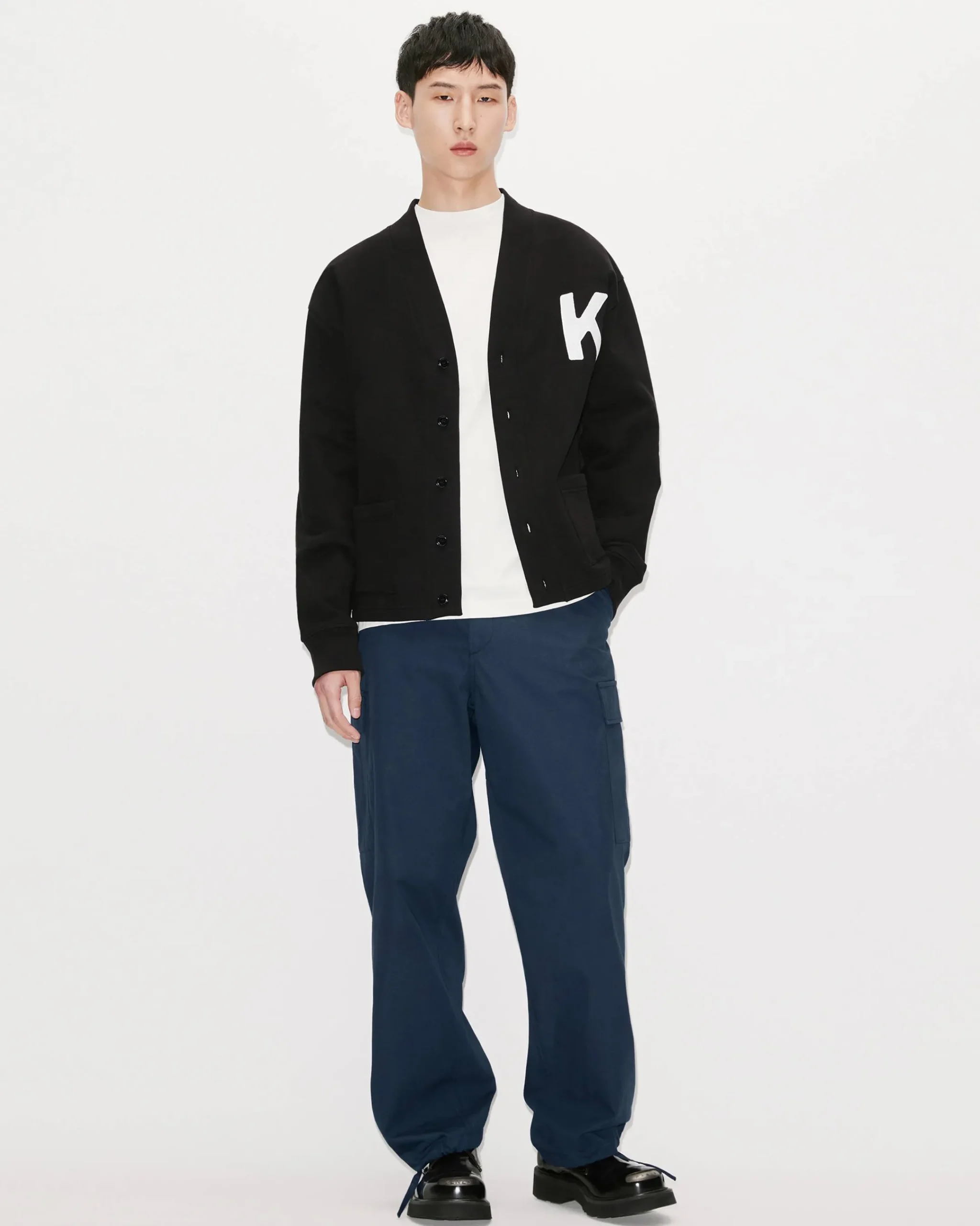 Best Cárdigan bordado Éléphant 'Varsity Jungle' Hombre Sudaderas y Hoodies