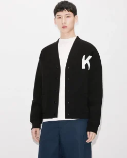 Best Cárdigan bordado Éléphant 'Varsity Jungle' Hombre Sudaderas y Hoodies