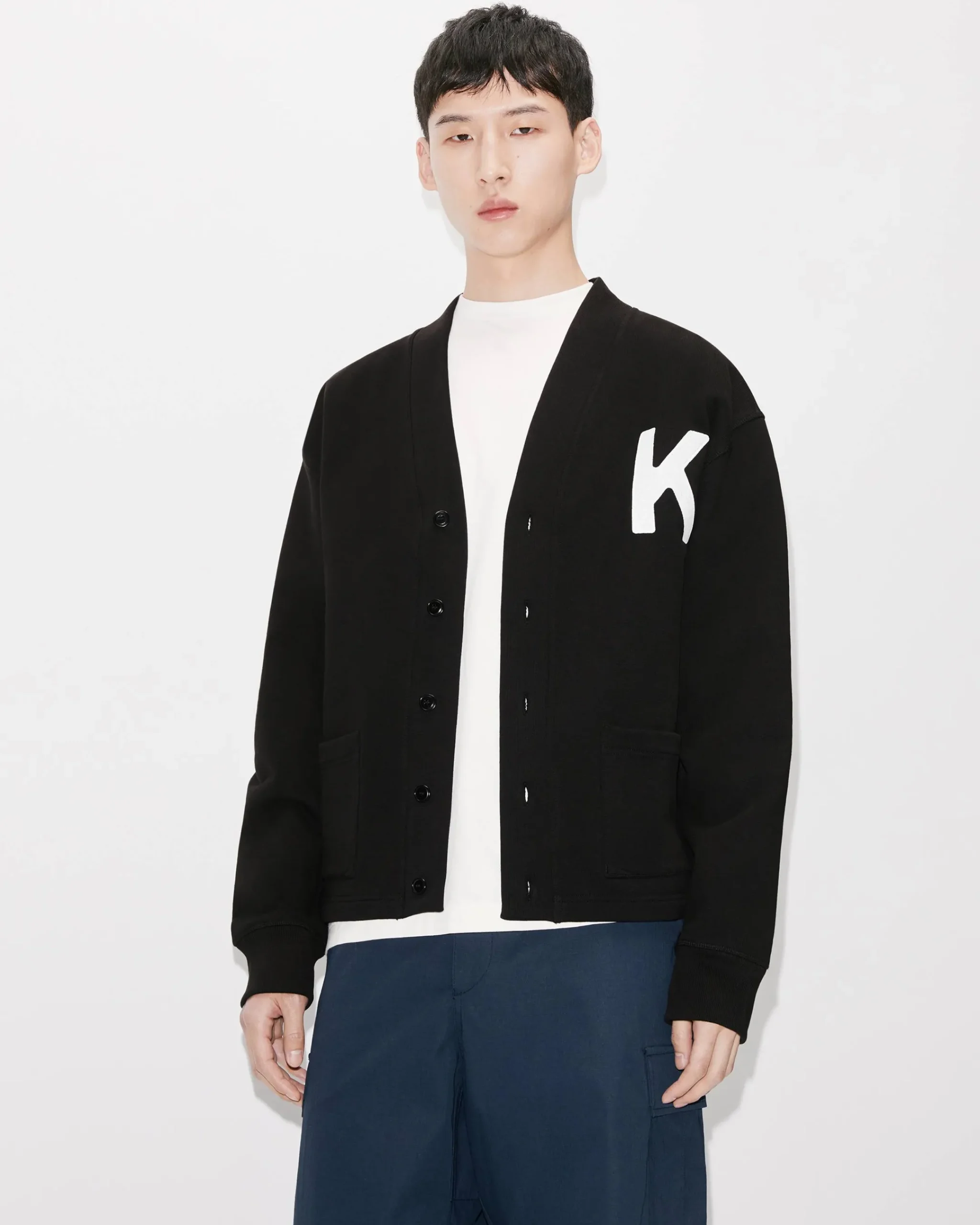 Best Cárdigan bordado Éléphant 'Varsity Jungle' Hombre Sudaderas y Hoodies