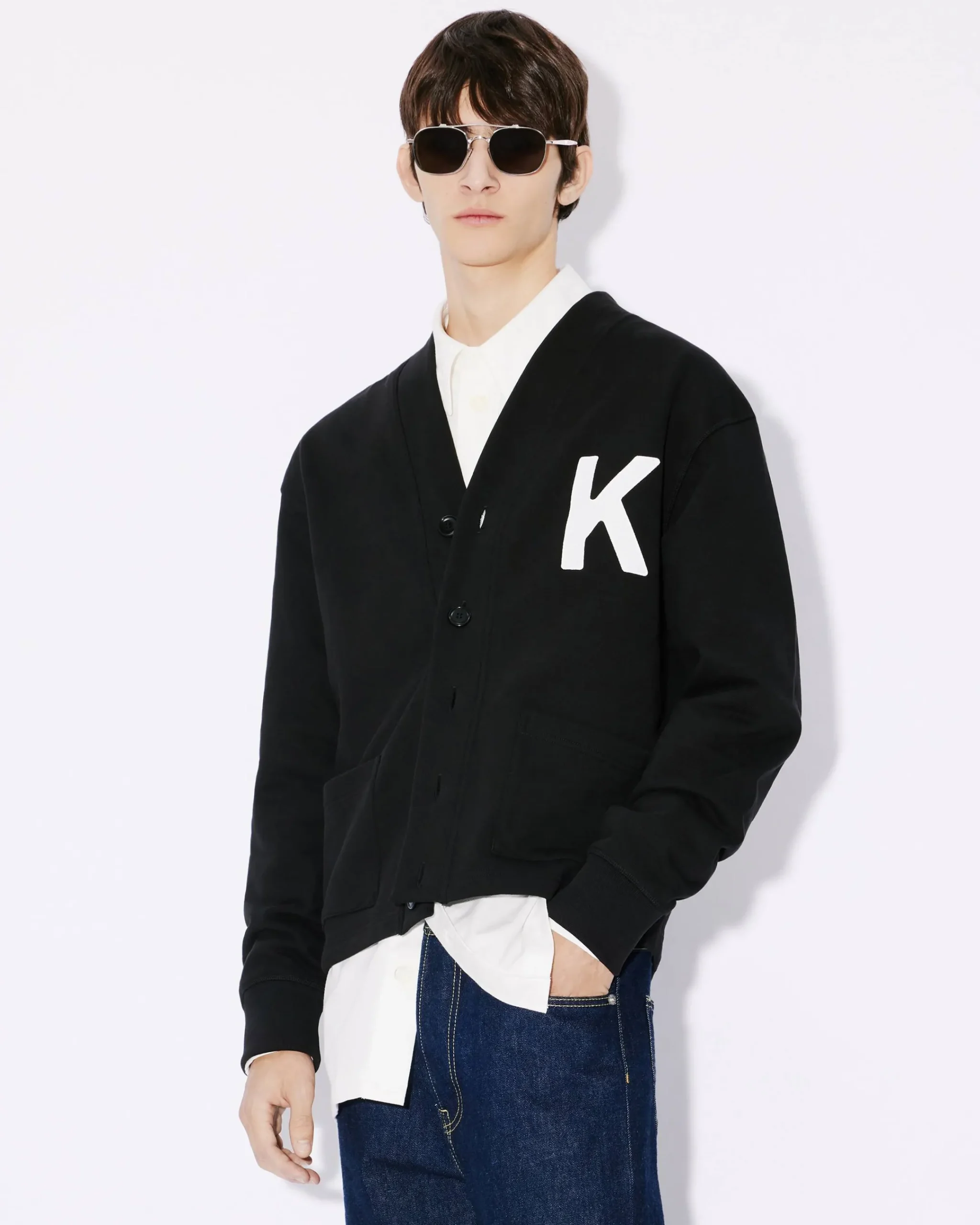 Outlet Cárdigan con bordado ' Elephant' Hombre Sudaderas y Hoodies