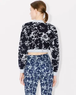 Cheap C&aacute;rdigan cropped ' Flower Camo' Mujer Novedades|Jerséis