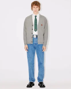 Cheap C&aacute;rdigan de lana logo 'Boke Flower' bordado Hombre Jerseis