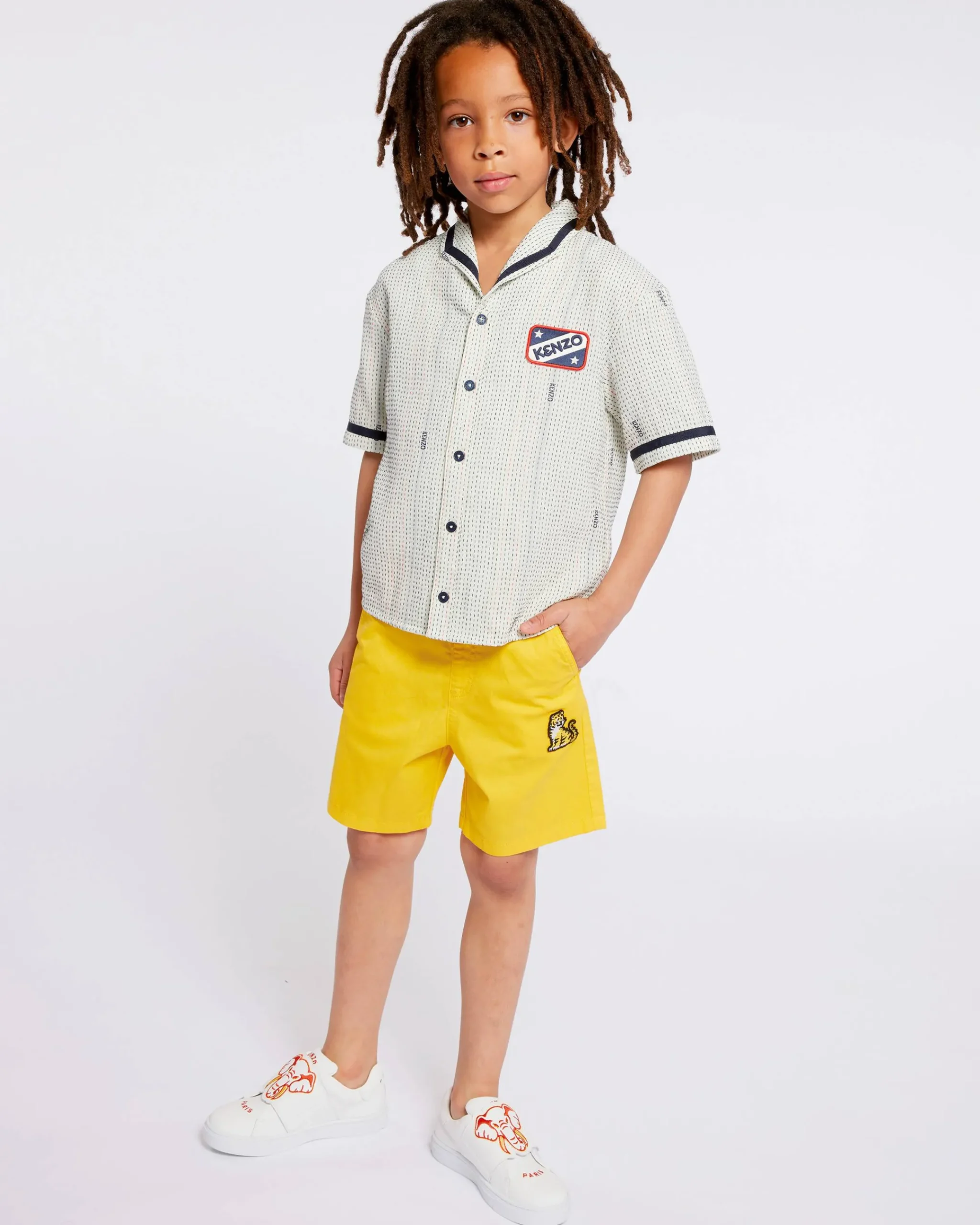 Clearance Camisa bordada bicolor 'Sailor' Niños Niños (3-12 años)