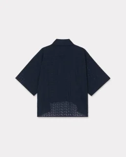 Best Sale Camisa cropped ' Boke Flower' Mujer Camisas y Tops|Novedades