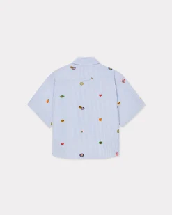 Hot Camisa cropped ' Fruit Stickers' Mujer Camisas y Tops|Novedades