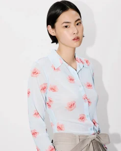 Hot Camisa entallada ' Rose' Mujer Camisas y Tops