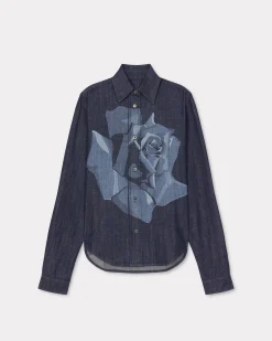 Online Camisa entallada ' Rose' Mujer Denim|Camisas y Tops