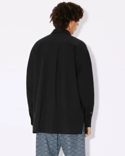 Clearance Camisa oversize bordada 'Boke Flower Crest' Hombre Boke Flower|Camisas