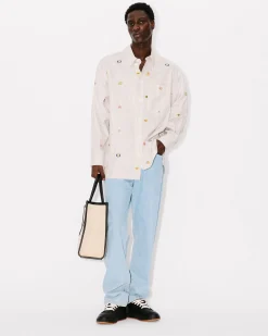 Flash Sale Camisa oversize con 'pegatinas de fruta ' Hombre Camisas|Novedades
