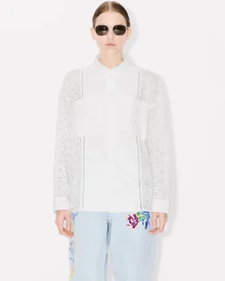 Clearance Camisa oversize ' Boke Flower Broderie Anglaise' Mujer Camisas y Tops|Novedades