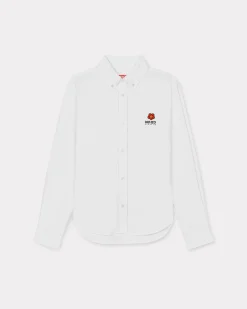 Online Camisa slim logo 'Boke Flower Crest' Mujer Tailoring|Camisas y Tops