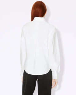 Online Camisa slim logo 'Boke Flower Crest' Mujer Tailoring|Camisas y Tops