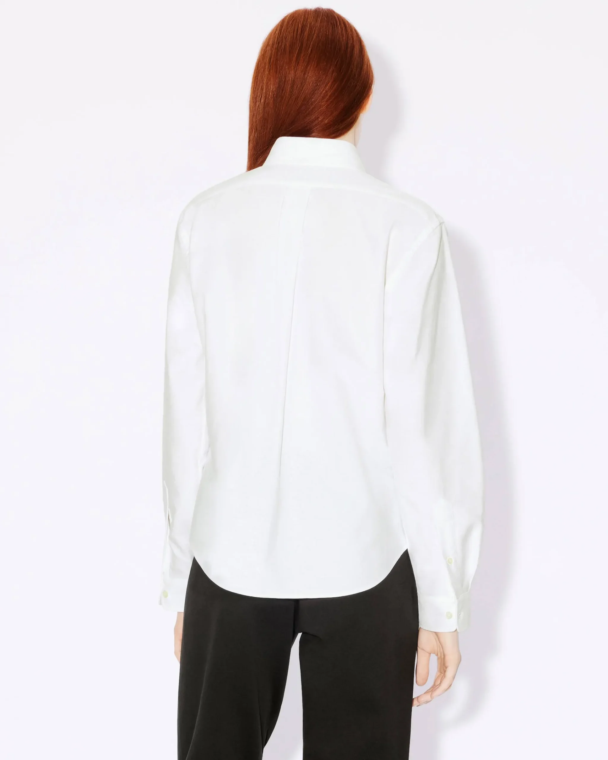Online Camisa slim logo 'Boke Flower Crest' Mujer Tailoring|Camisas y Tops