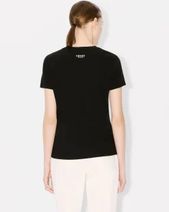 Flash Sale Camiseta cl&aacute;sica bordada 'Lucky Tiger Crest' Mujer Camisetas y Polos|Novedades