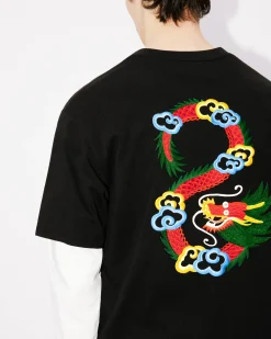 Best Sale Camiseta cl&aacute;sica bordada 'Year of the Dragon' Mujer/Hombre Camisetas y Polos|Regalos
