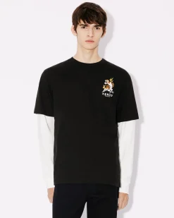 Best Sale Camiseta cl&aacute;sica bordada 'Year of the Dragon' Mujer/Hombre Camisetas y Polos|Regalos