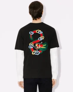 Best Sale Camiseta cl&aacute;sica bordada 'Year of the Dragon' Mujer/Hombre Camisetas y Polos|Regalos