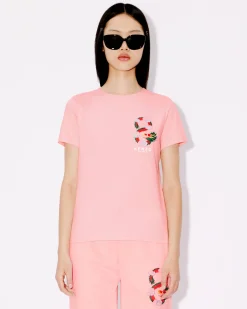 Discount Camiseta cl&aacute;sica con parche 'Year of the Dragon' bordado Mujer Camisetas y Polos|Regalos