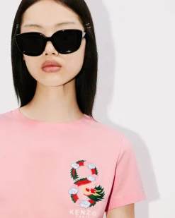 Discount Camiseta cl&aacute;sica con parche 'Year of the Dragon' bordado Mujer Camisetas y Polos|Regalos