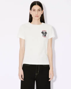 Best Camiseta con bordado ' Elephant Crest' Mujer Camisetas y Polos