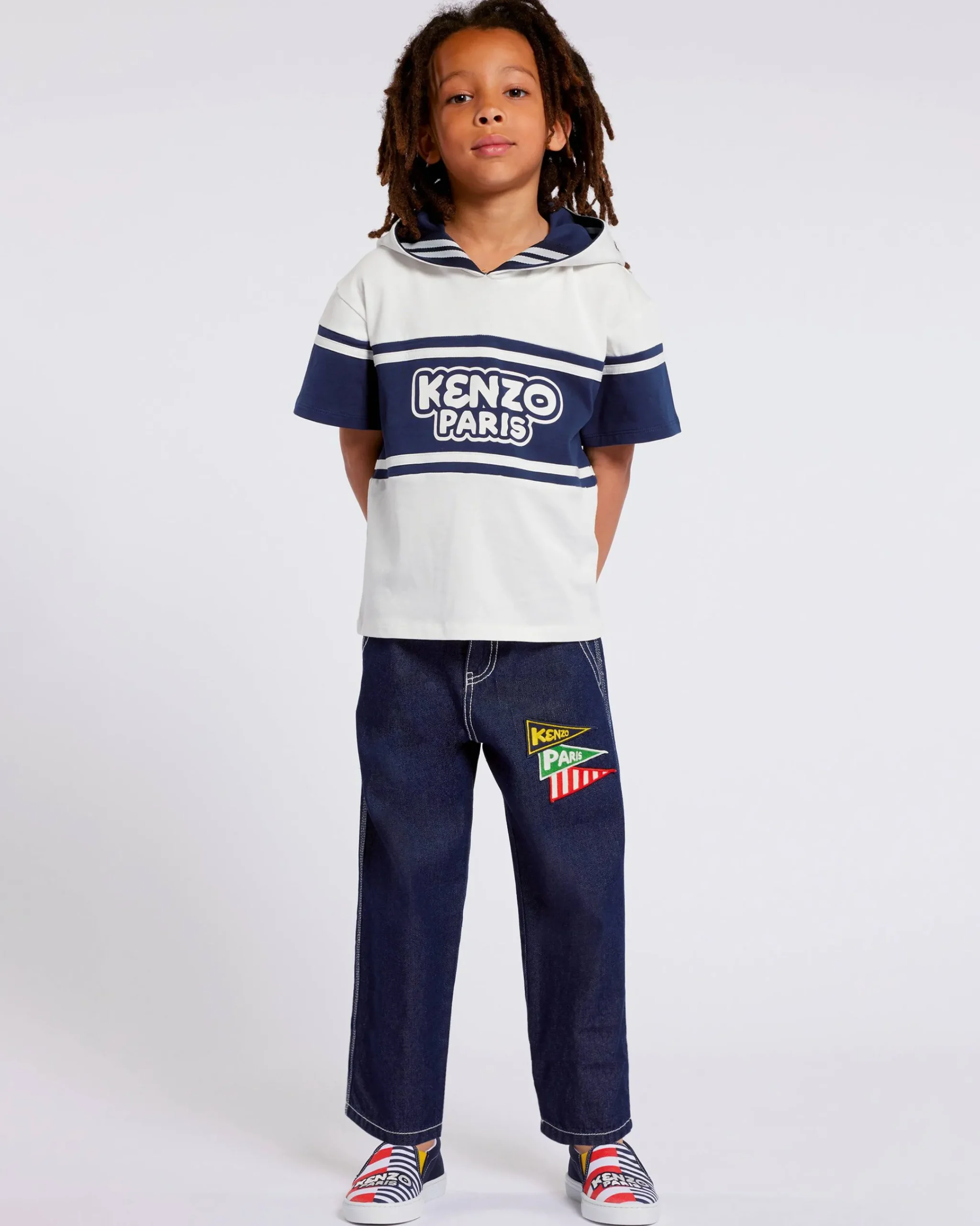 Clearance Camiseta de algodón con capucha 'Sailor' Niños Niños (3-12 años)