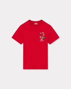Online Camiseta de corte slim bordada 'Year of the Dragon' Mujer/Hombre Camisetas y Polos|Regalos