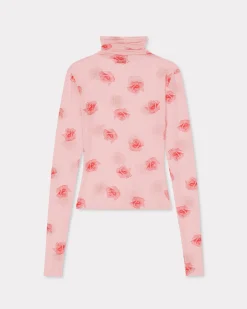 Best Sale Camiseta de cuello alto ' Rose' Mujer Camisas y Tops|Campaign Looks