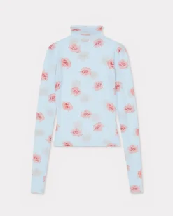 Cheap Camiseta de cuello alto ' Rose' Mujer Tailoring|Camisas y Tops