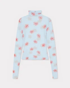 Cheap Camiseta de cuello alto ' Rose' Mujer Tailoring|Camisas y Tops