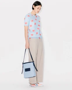 Online Camiseta de doble capa ' Rose' Mujer Camisas y Tops