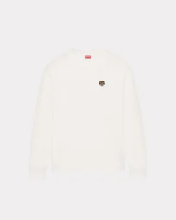 Fashion Camiseta de manga larga bordada 'Lucky Tiger Crest' Mujer/Hombre Camisetas y Polos|Lucky Tiger