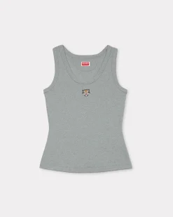 New Camiseta de tirantes bordada 'Lucky Tiger Crest' Mujer Camisetas y Polos|Novedades