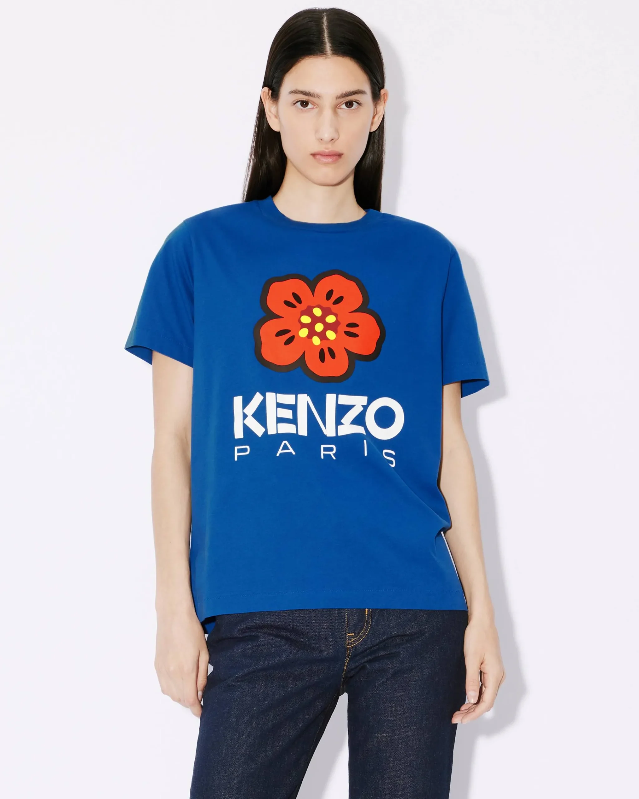 Cheap Camiseta holgada 'Boke Flower Placed' Mujer Camisetas y Polos|Boke Flower