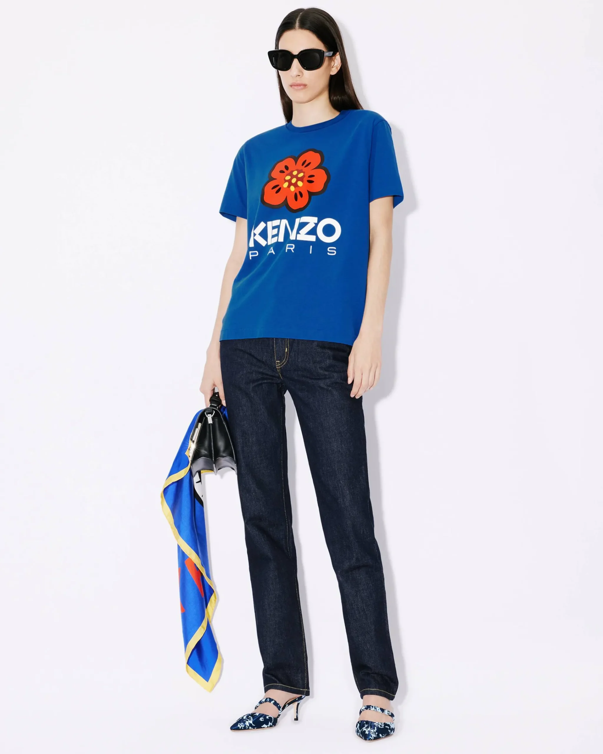 Cheap Camiseta holgada 'Boke Flower Placed' Mujer Camisetas y Polos|Boke Flower