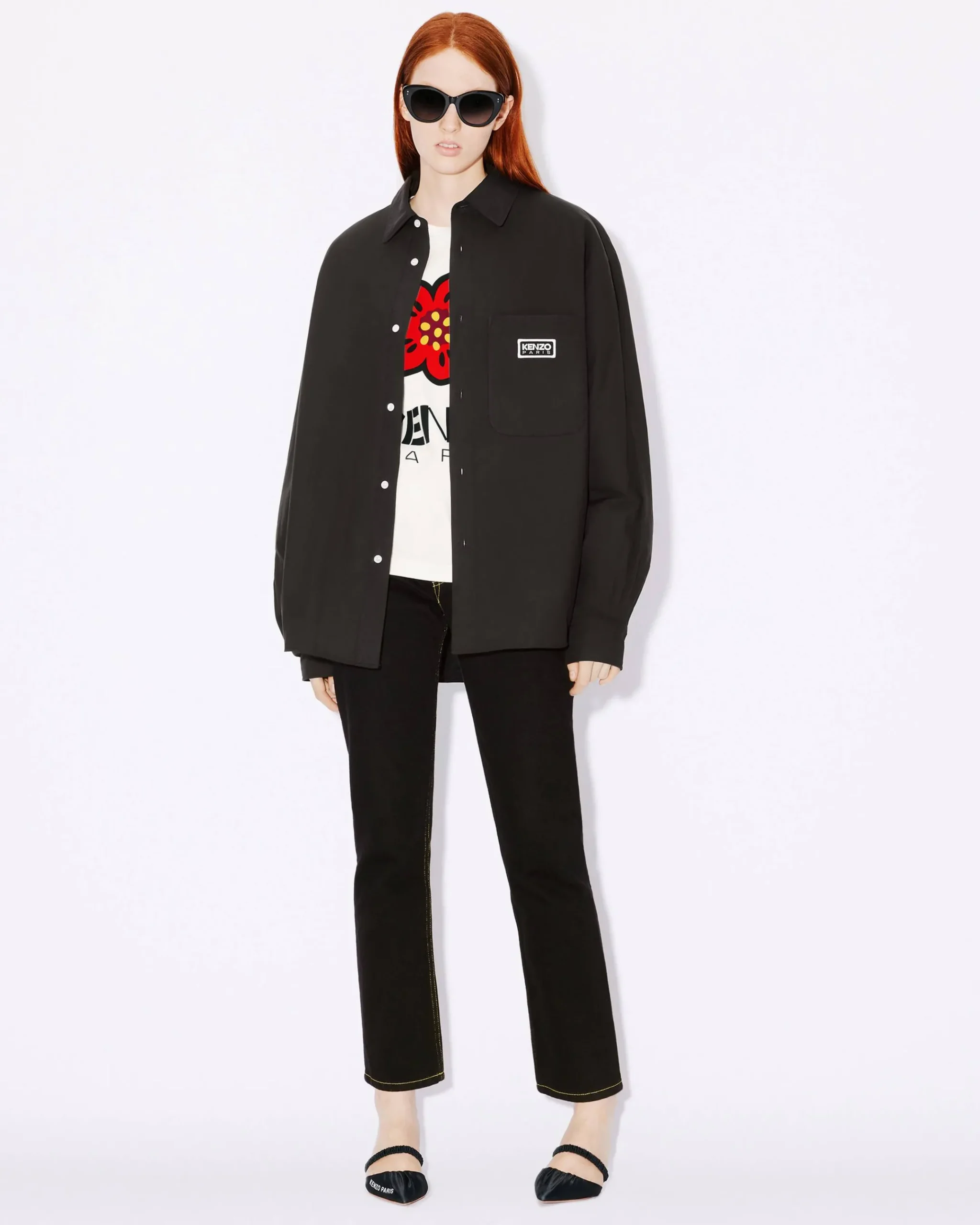 Sale Camiseta holgada 'Boke Flower Placed' Mujer Camisetas y Polos|Boke Flower