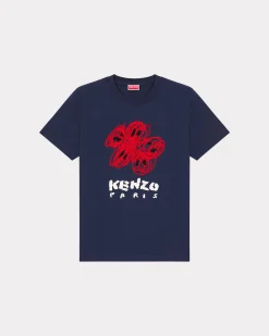 Outlet Camiseta holgada con bordado ' Drawn Varsity' Mujer Camisetas y Polos