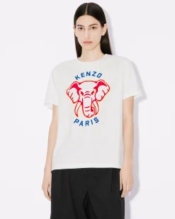 New Camiseta holgada ' Elephant' Mujer Camisetas y Polos