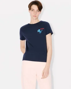 Flash Sale Camiseta ' Drawn Flowers' Mujer Camisetas y Polos|Novedades