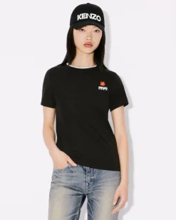 Best Camiseta logo 'Boke Flower Crest' Mujer Camisetas y Polos|Boke Flower