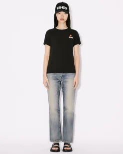 Best Camiseta logo 'Boke Flower Crest' Mujer Camisetas y Polos|Boke Flower