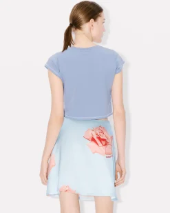 New Camiseta micro fit ' Rose' Mujer Camisetas y Polos|Novedades