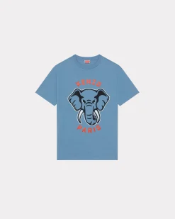 Outlet Camiseta oversize &Eacute;l&eacute;phant 'Varsity Jungle' Hombre Camisetas y Polos