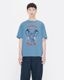 Outlet Camiseta oversize &Eacute;l&eacute;phant 'Varsity Jungle' Hombre Camisetas y Polos